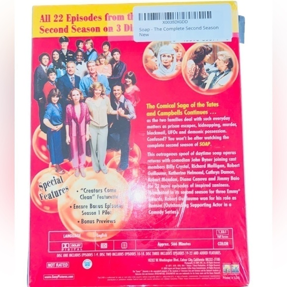 SOAP The Complete Second Season NIP - Picture 2 of 2